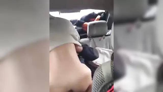 Башкирский секс в машине